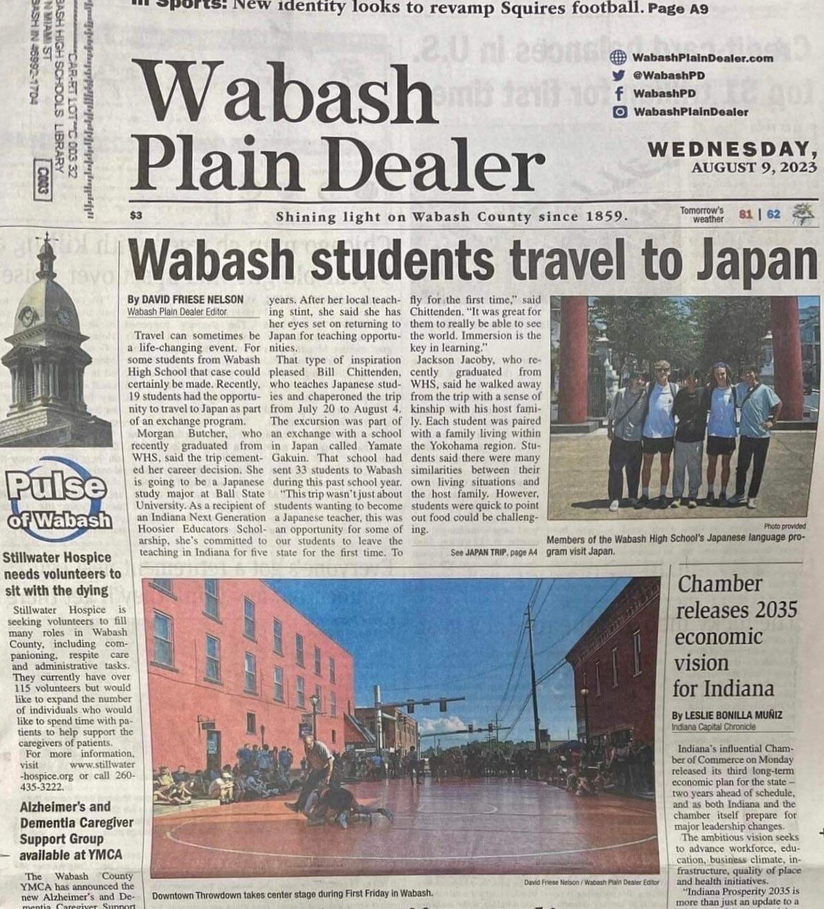 Wabash students travel to Japan!