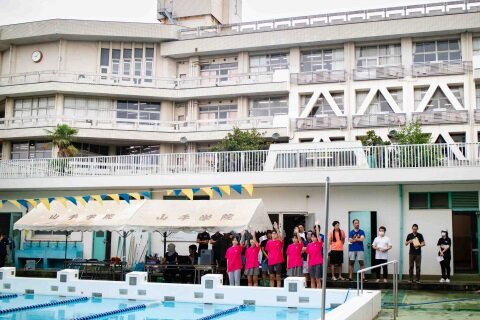 中学水泳大会
