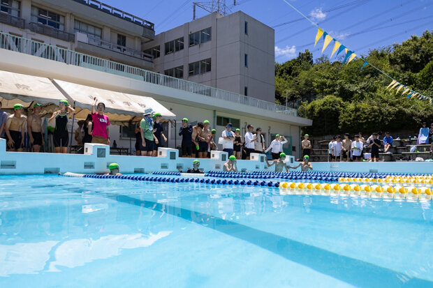 中学水泳大会
