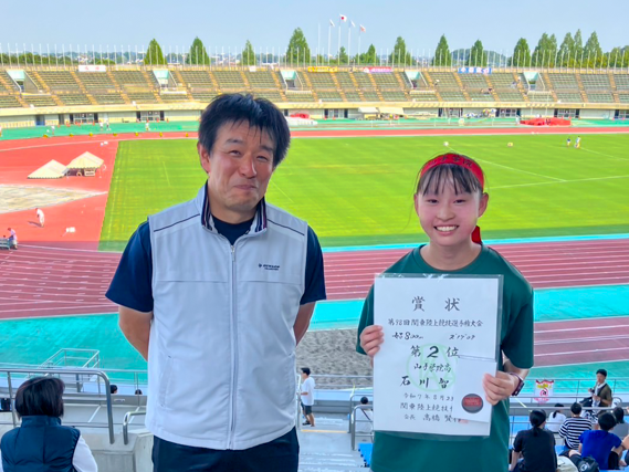 「関東陸上競技選手権大会」準優勝‼