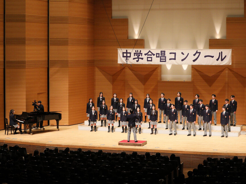 「中学合唱コンクール」