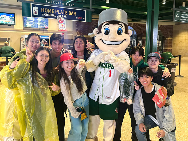 地元野球チームの試合観戦！（フォートウェイン班）