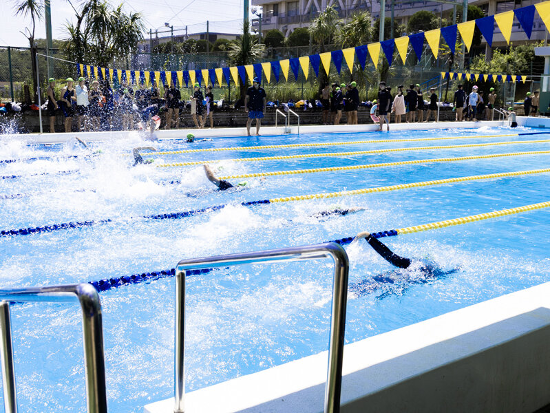 「中学水泳大会」を開催いたしました