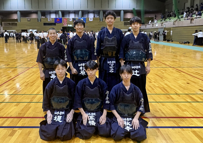 剣道部 高校男子団体 2大会で県ベスト16